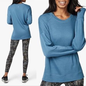 Sweaty Betty After Class Sweatshirt in Stellar Blue XS